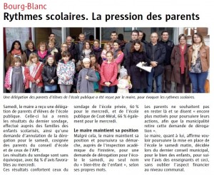 article Le Télégramme du 29-4-2014